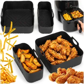 2 Pcs Silicone Inserts for Air Fryer Springos® (3L & 1.5L, BPA-Free) KI0187